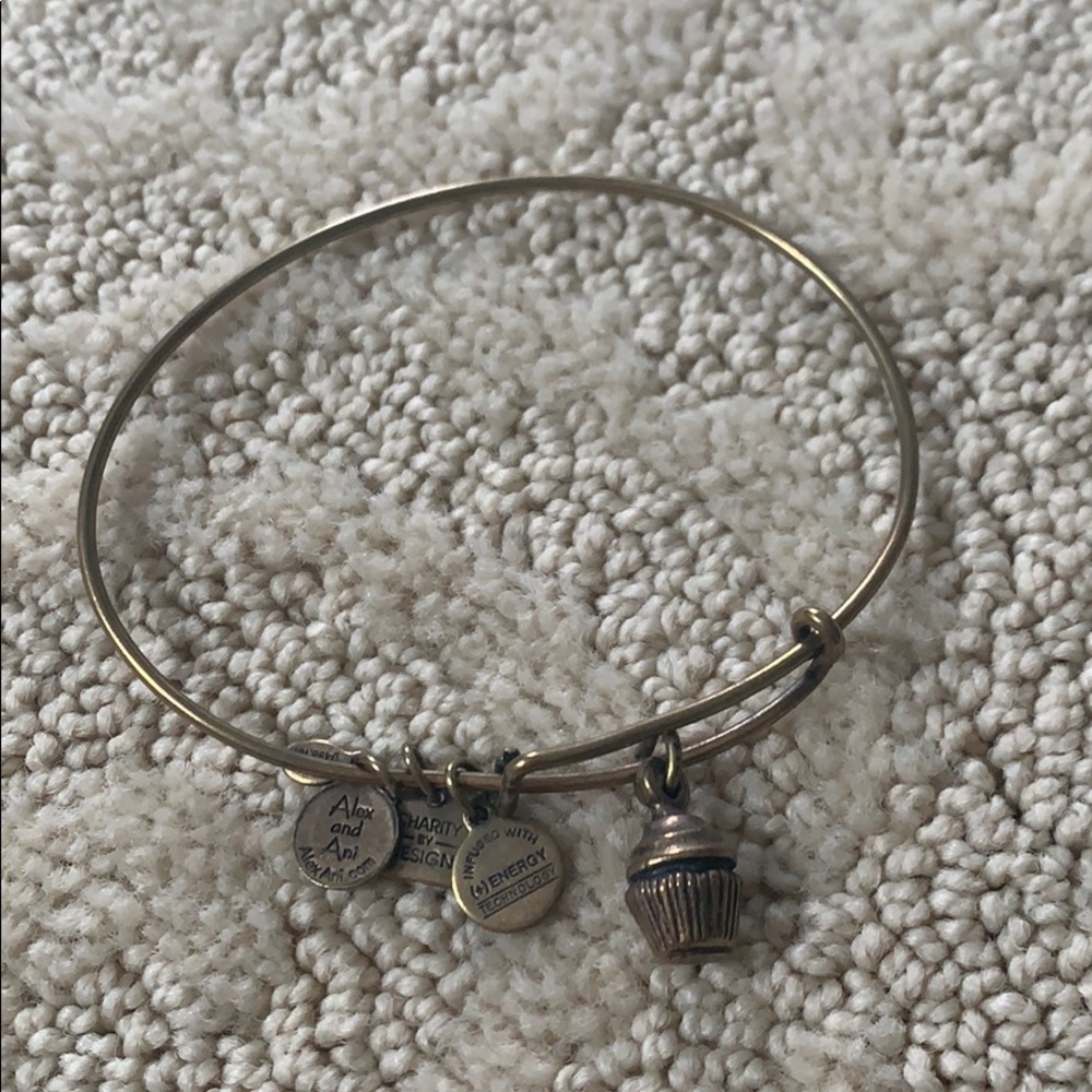 Alex and ani gold bracelet